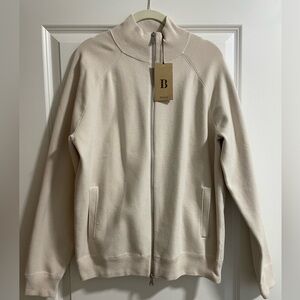 Boggi Italian Cream Beige Jacket Sweater size M✨